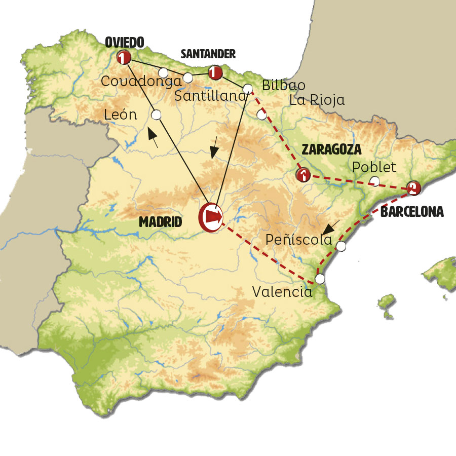 Cotizar Asturias y Cantabria con Madrid 24 P Ibérica Marruecos