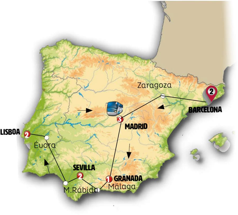 Cotizar Espa A Y Portugal Fin Lisboa P Ib Rica Marruecos