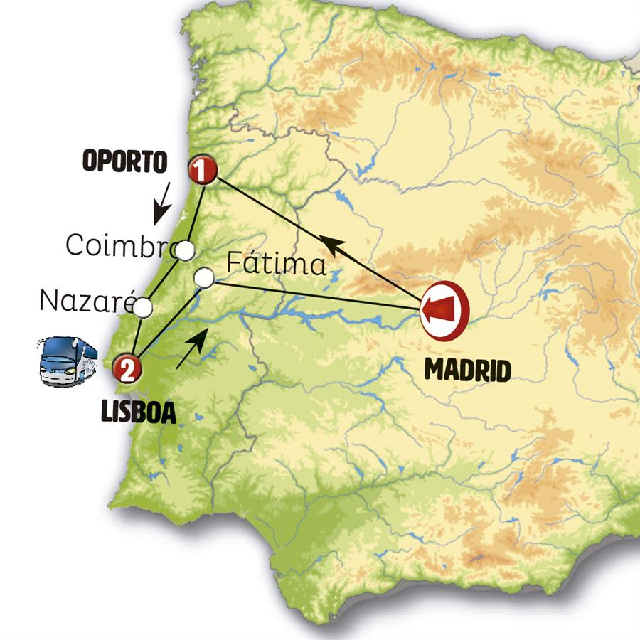 Oporto y Lisboa Fin Lisboa 2024 Península Ibérica y Marruecos